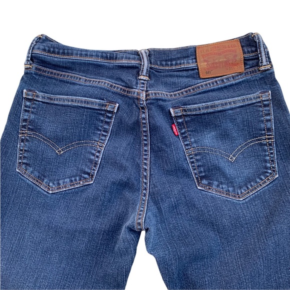 541 Athletic Fit Medium Stonewash Levi Jeans - Size 31 X 30 - Picture 5 of 10